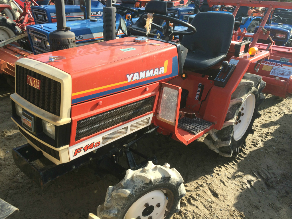 YANMAR F14D 00857 used compact tractor |KHS japan