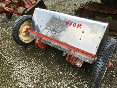 STAR MLS120A 30081　FERTILIZER SPREADING ROTARY used compact tractor attachment |KHS japan