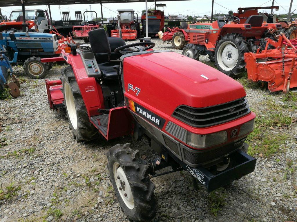 YANMAR F-7D 015501 used compact tractor |KHS japan