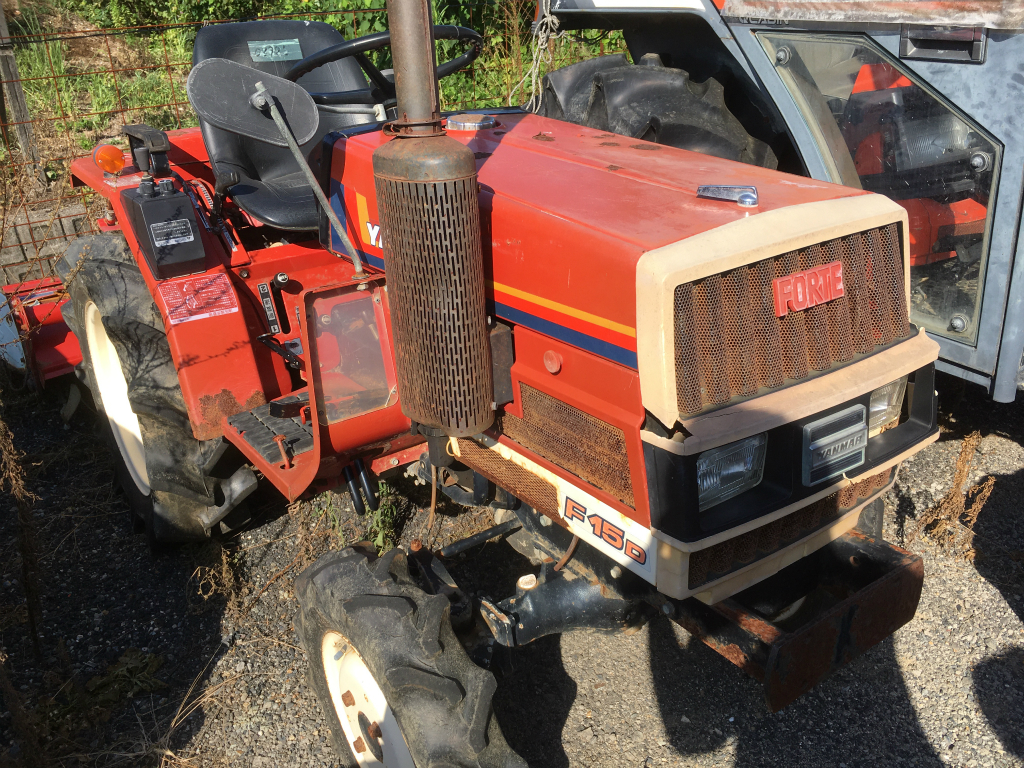 YANMAR F15D 03985 used used compact tractor |KHS japanYANMAR AF16D 07615 japanese used compact tractor for sale. KHS