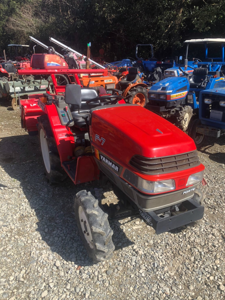 YANMAR F7D 016591 used compact tractor |KHS japan