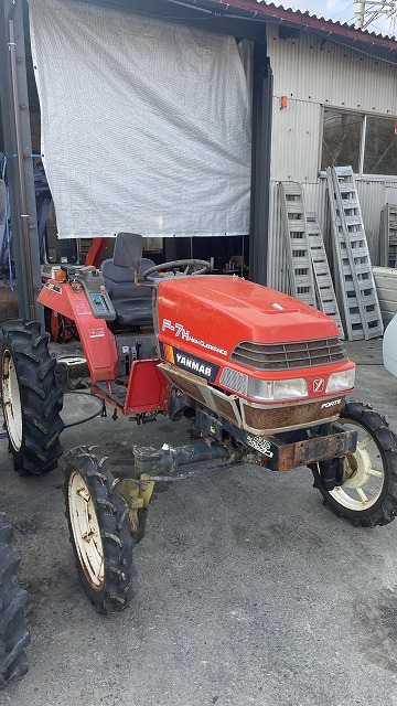 F7D 010019 japanese used compact tractor |KHS japan