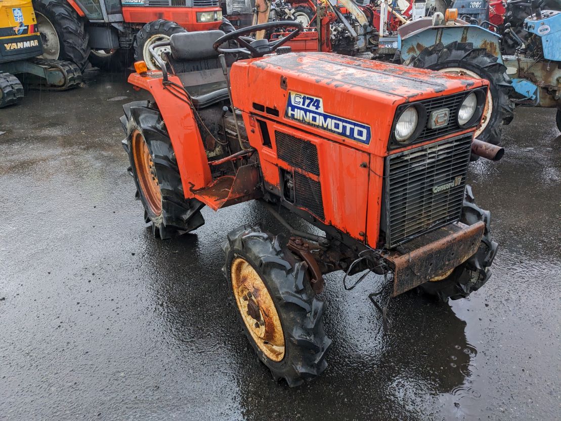 C174D 00972 japanese used compact tractor |KHS japan
