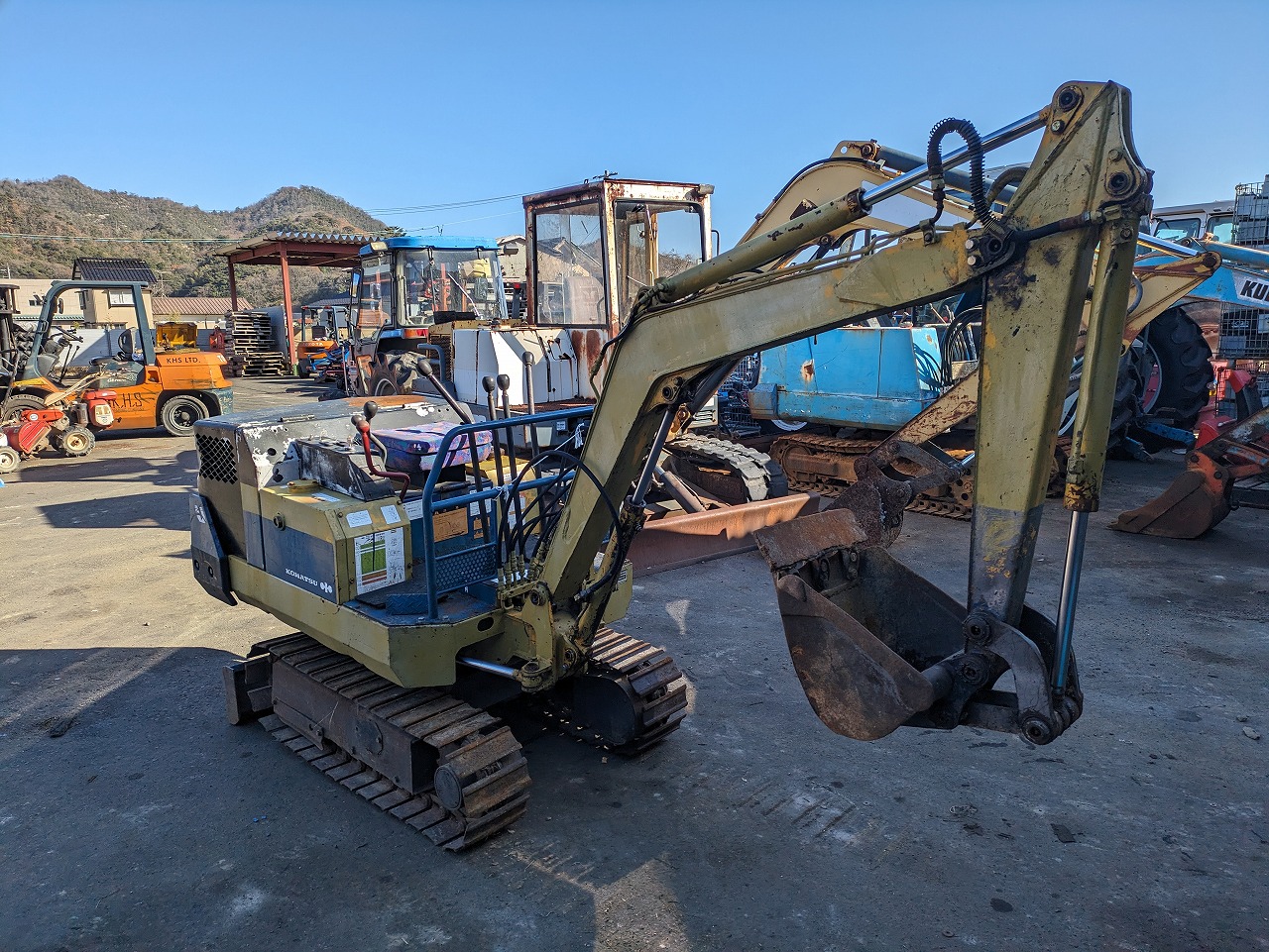 EXCAVATOR/ KOMATSU/ PC05/ 5072/ 1658h