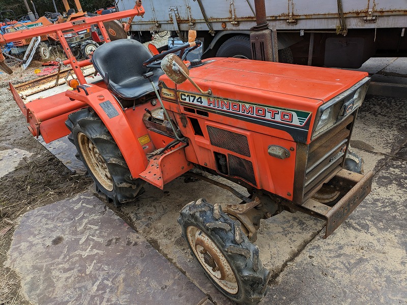 C174D 50357 japanese used compact tractor |KHS japan