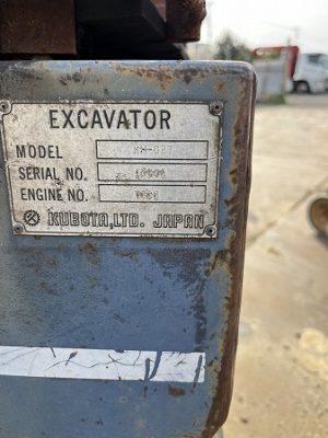 KH-027 10908 used backhoe |KHS japan
