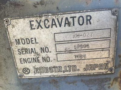 KH-027 10908 used backhoe |KHS japan
