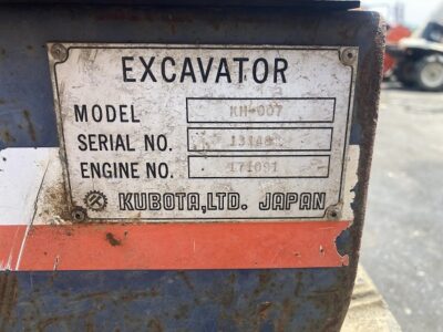 KH-007 13148 used backhoe |KHS japan
