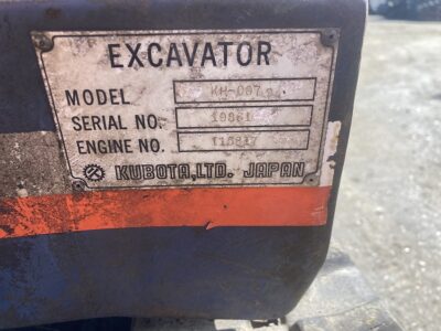 KH007 10861 used backhoe |KHS japan