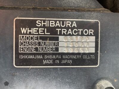 GS180D 14088 japanese used compact tractor |KHS japan
