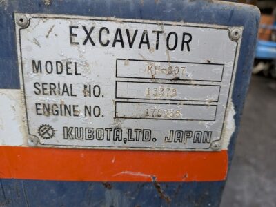 KH-007 13378 used backhoe |KHS japan
