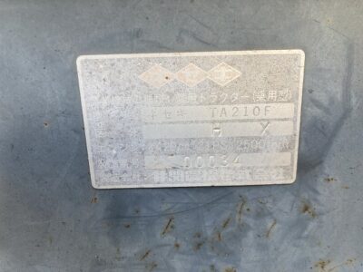 TA210F 00084 japanese used compact tractor |KHS japan
